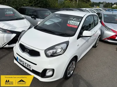 Used Kia Picanto 2012 White Hatchback