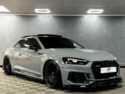 Used Audi RS5 Comfort 450 HP (330 kW) 2018 Grey Coupe