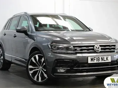 Used VW Tiguan R-line 195 HP (143 kW) 2018 Indium grey SUV