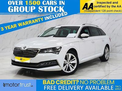 Used Skoda Superb SE L 218 HP (160 kW) 2021 White Estate