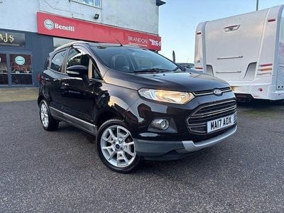 Black Used 2017 Ford Ecosport Titanium SUV | £9,295 (A bit pricey)