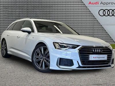 Used Audi A6 S-Line 200 HP (147 kW) 2019 White Estate