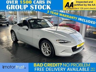 Silver Used 2016 Mazda MX5 Cabriolet | £11,495 (Fair price)