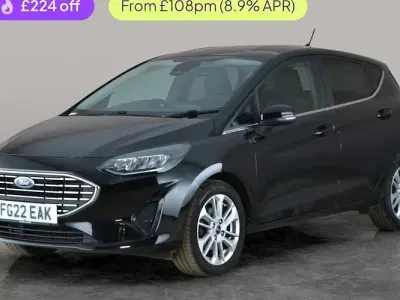 Usado Ford Fiesta Titanium 101 CV (74 kW) 2022 Negro Utilitario