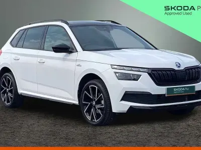 Used Skoda Kamiq Monte Carlo 110 HP (80 kW) 2023 Candy white SUV