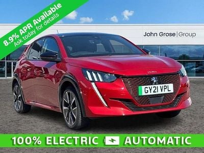 Used Peugeot e-208 GTi 100 kW (136 HP) 2021 Red Hatchback