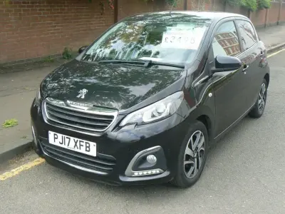 Używany Peugeot 108 Allure 82 KM (60 kW) 2017 Czarny Hatchback