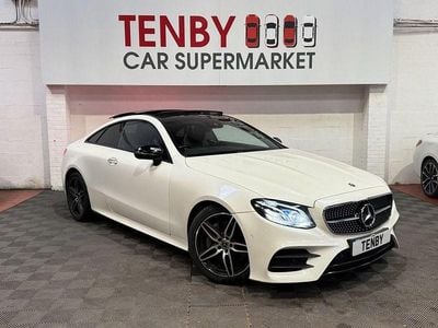 Used Mercedes E300 AMG Line Premium Plus 245 HP (180 kW) 2017 White Coupe