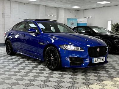 Blue Used 2017 Jaguar XF R-Sport Sedan | £10,991 (A bit pricey)