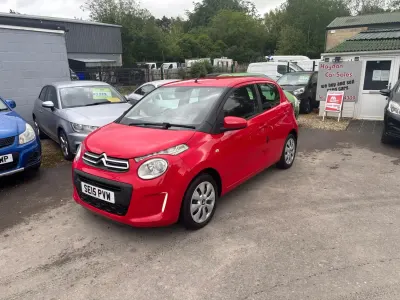 Usado Citroën C1 Feel 68 HP (50 kW) 2015 Vermelho Citadino