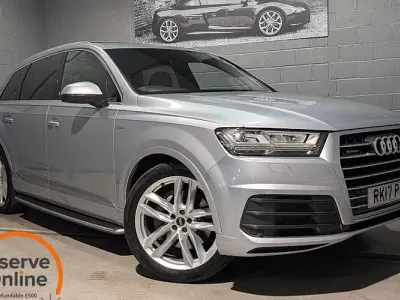Used Audi Q7 S-Line 272 HP (200 kW) 2017 Silver SUV