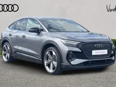 Used Audi Q4 e-tron Black Edition 150 kW (204 HP) 2023 Grey SUV
