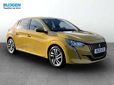 Yellow Used 2021 Peugeot 208 Allure Premium Hatchback | £11,900 (Fair price)