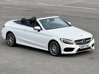Used Mercedes C250 AMG Line Premium Plus 2017 White Cabriolet