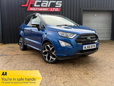 Blue Used 2018 Ford Ecosport ST-Line SUV | £9,695 (Fair price)