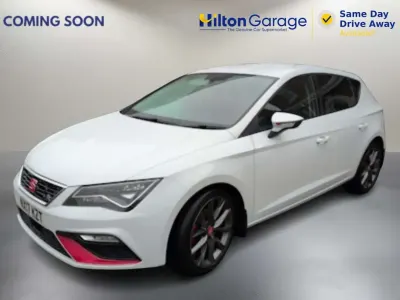 Begagnad Seat Leon FR 150 HK (110 kW) 2017 Vit Halvkombi