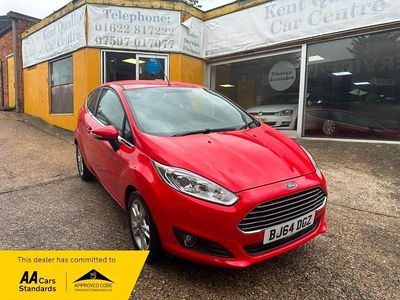Used Ford Fiesta Zetec 2014 Red Hatchback