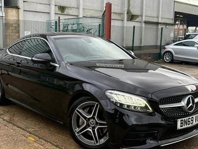 Used Mercedes C300 AMG line 245 HP (180 kW) 2019 Black Coupe