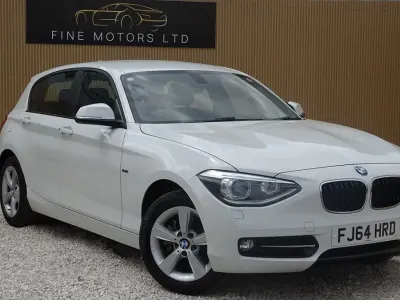 Used BMW 116 Sport Line 2014 White Hatchback