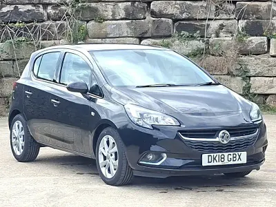 Used Vauxhall Corsa SRi 90 HP (66 kW) 2018 Black Hatchback