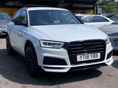Used Audi Q3 Black Edition 150 HP (110 kW) 2018 White SUV