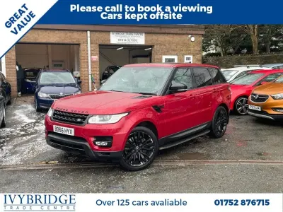 Used Land Rover Range Rover Sport HSE 306 HP (225 kW) 2016 Red SUV