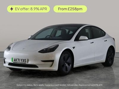 Used Tesla Model 3 Long Range AWD 366 kW (498 HP) 2021 White Sedan