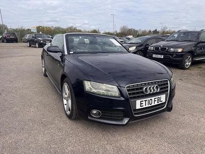 Used Audi A5 Cabriolet S-Line 160 HP (117 kW) 2010 Blue Cabriolet