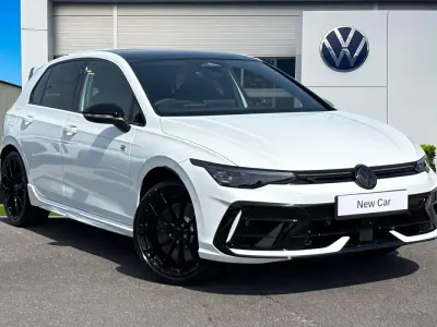 New VW Golf VIII Black Edition 2026 White Hatchback