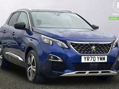 Used Peugeot 3008 GT-line 131 HP (96 kW) 2020 Blue SUV