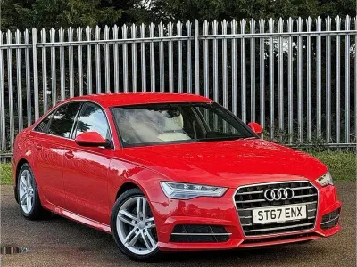 Usado Audi A6 S-Line 190 HP (139 kW) 2017 Vermelho Sedan