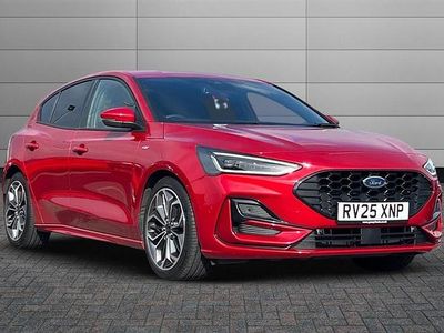 Red Used 2025 Ford Focus ST-Line X Hatchback | £21,695 (Fair price)
