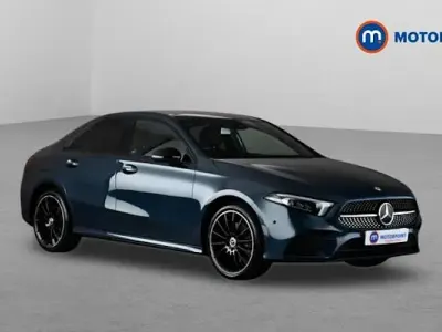 Used Mercedes A250 AMG Line Premium Plus 218 HP (160 kW) 2022 Blue Sedan