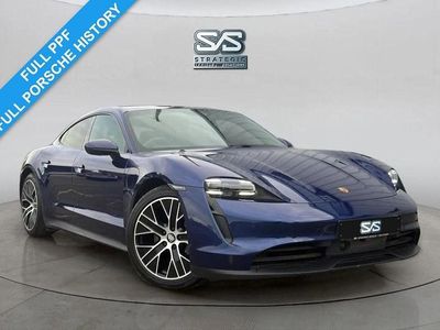 Used Porsche Taycan Performance Package 350 kW (476 HP) 2023 Blue Sedan