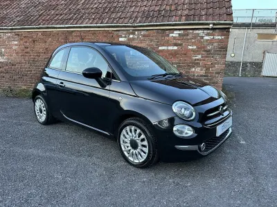 Used Fiat 500 Lounge 69 HP (50 kW) 2016 Black Hatchback