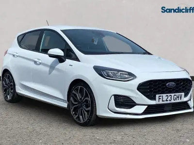 Used Ford Fiesta ST-Line X 125 HP (91 kW) 2023 White Hatchback