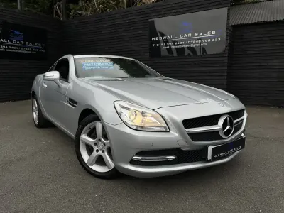 Używany Mercedes SLK250 2014 Srebrny Kabriolet