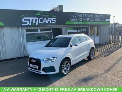 White Used 2015 Audi Q3 S-line plus SUV | £11,850 (Fair price)
