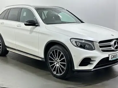 Used Mercedes GLC250 AMG line 204 HP (150 kW) 2018 White SUV