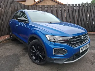 Used VW T-Roc Black Edition 150 HP (110 kW) 2021 Blue SUV