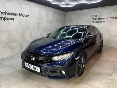 Used Honda Civic SR 120 HP (88 kW) 2019 Blue Hatchback