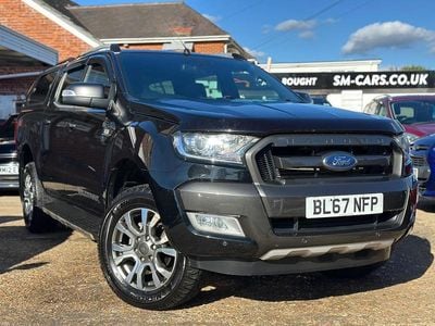 Black Used 2017 Ford Ranger Wildtrack Pickup | £13,995 (Fair price)