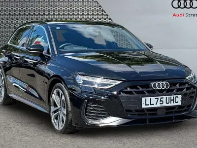 Used Audi A3 Sportback S-Line 150 HP (110 kW) 2025 Black Hatchback