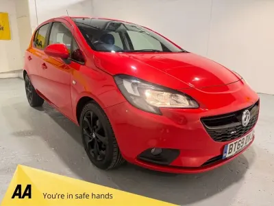 Used Vauxhall Corsa 75 HP (55 kW) 2019 Red Hatchback