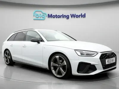 Begagnad Audi A4 Black Edition 148 HK (108 kW) 2021 Vit Kombi