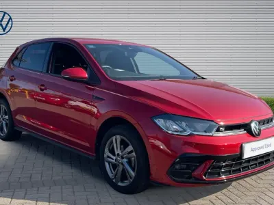 Used VW Polo R-line 95 HP (69 kW) 2022 Red Hatchback
