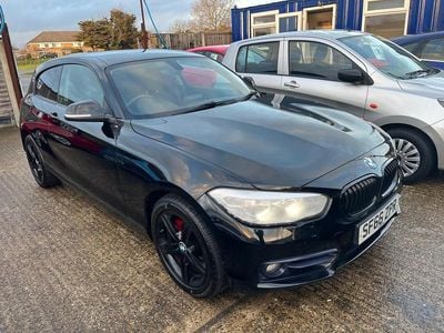 Used BMW 120 Sport Line 2016 Black Hatchback