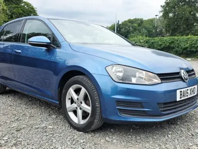 Used VW Golf VII 2015 Blue Hatchback