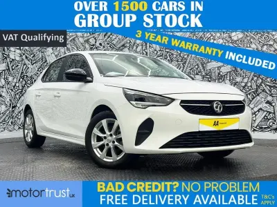 Used Vauxhall Corsa Design Edition 100 HP (73 kW) 2023 White Hatchback