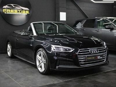 Used Audi A5 Cabriolet S-Line 190 HP (139 kW) 2018 Black Cabriolet